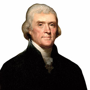 A portrait of a man with white hair