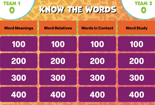 Play: Know the Words Game